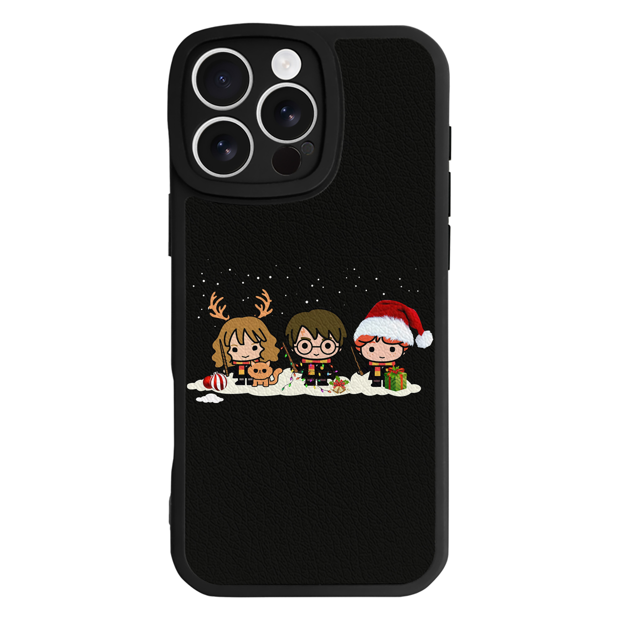 （画像用） Harry Potter ハリー・ポッターシリーズ 【iPhone 16シリーズ対応】シリコンスマホケース（レザー調） 材質：シリコン
